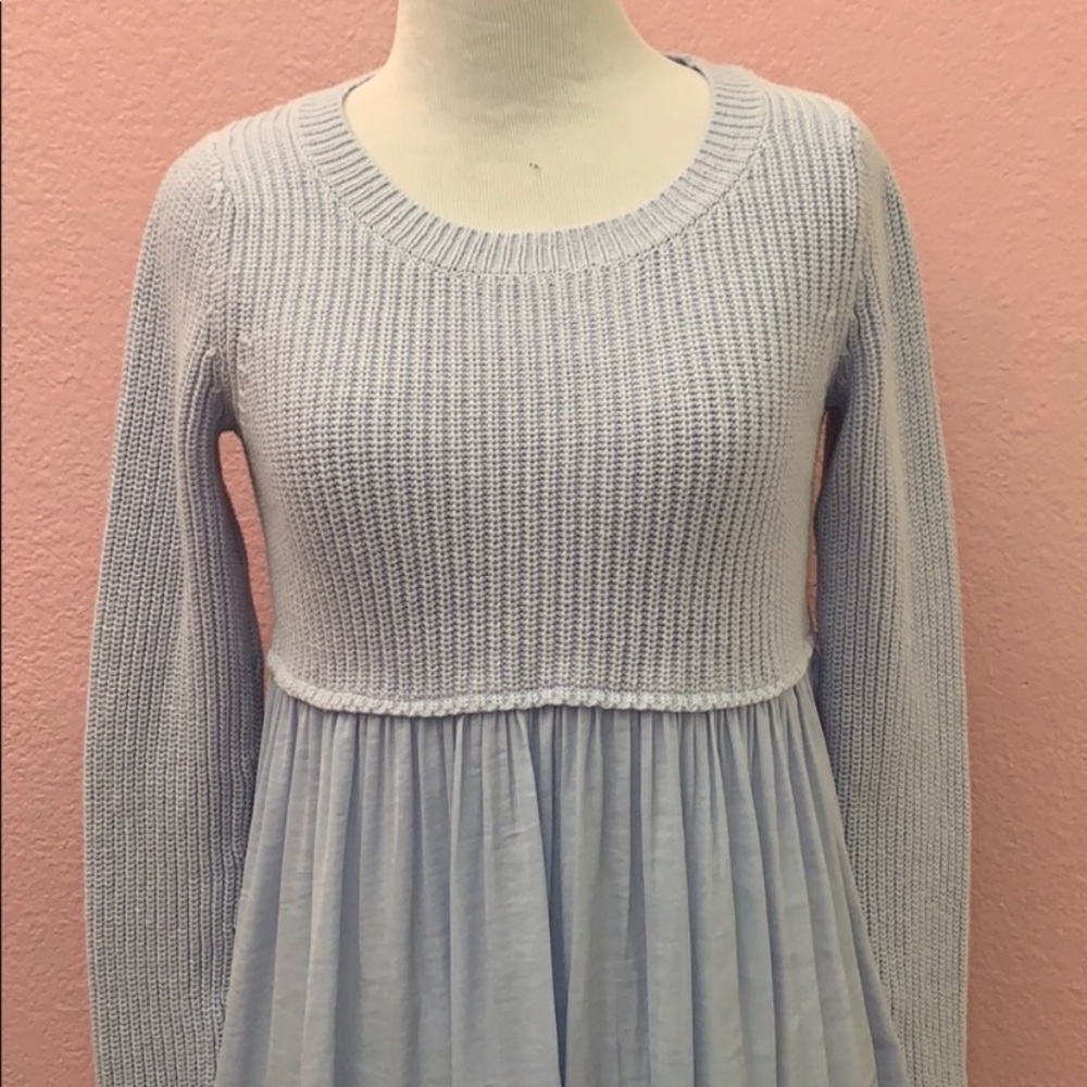 Kimachi Blue peplum sweater